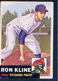 1953 Topps      175     Ron Kline RC